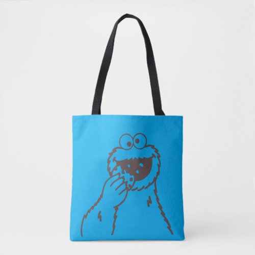 Sesame Street  Cookie Monster Bright Tote Bag