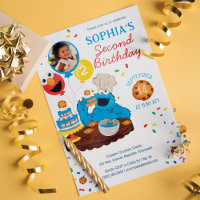 Sesame Street | Cookie Monster Cake Photo Birthday