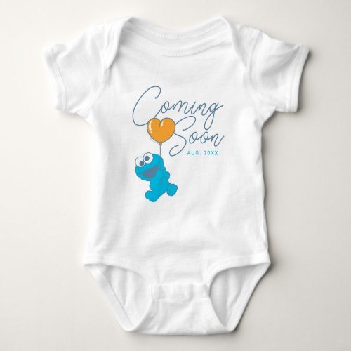 Sesame Street  Cookie Monster _ Coming Soon Baby Bodysuit