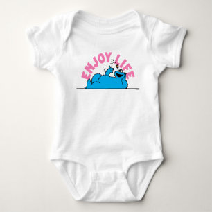 Sesame Street Cookie Monster Enjoy Life Baby Bodysuit