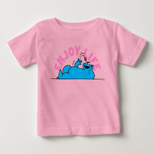 Sesame Street  Cookie Monster Enjoy Life Baby T_Shirt
