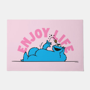 Sesame Street   Cookie Monster Enjoy Life Doormat