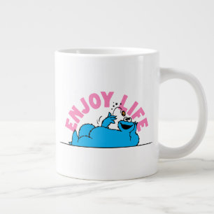 Sesame Street Cookie Monster Enjoy Life Giant Coffee Mug