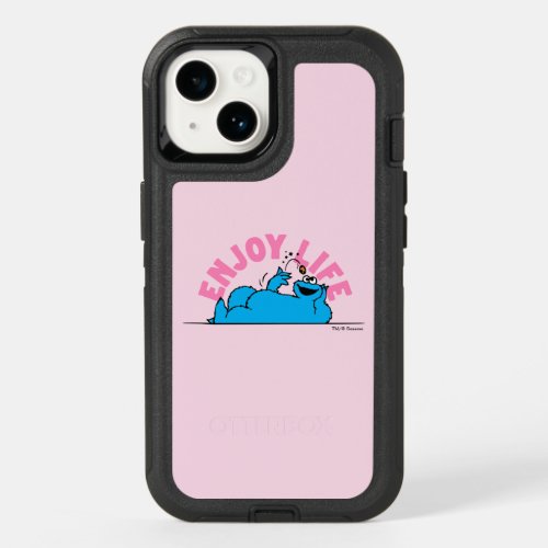 Sesame Street  Cookie Monster Enjoy Life OtterBox iPhone 14 Case