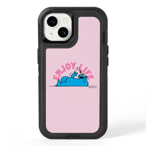 Sesame Street | Cookie Monster Enjoy Life OtterBox iPhone 14 Case