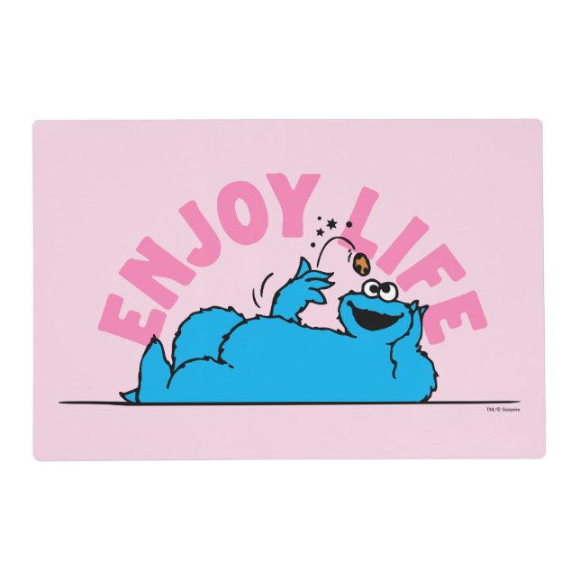 Sesame Street | Cookie Monster Enjoy Life Placemat (Front)