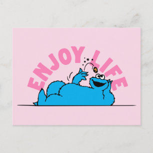 Sesame Street   Cookie Monster Enjoy Life Postcard