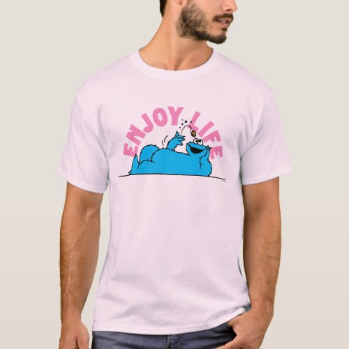 Sesame Street  Cookie Monster Enjoy Life T_Shirt
