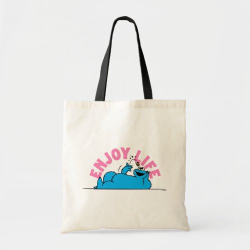 Sesame Street  Cookie Monster Enjoy Life Tote Bag