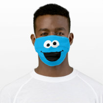 Sesame Street Cookie Monster Face Adult Cloth Face Mask