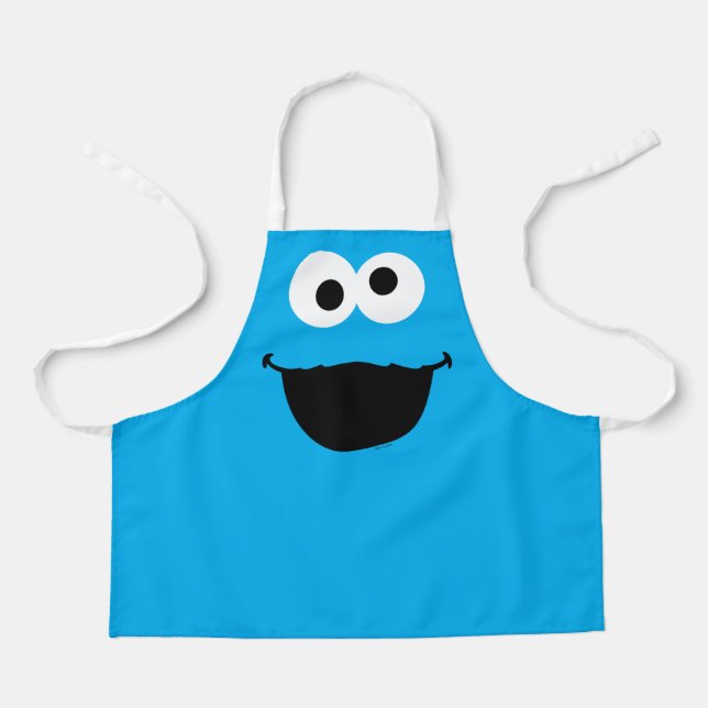 Sesame Street Cookie Monster Face Apron (Front)