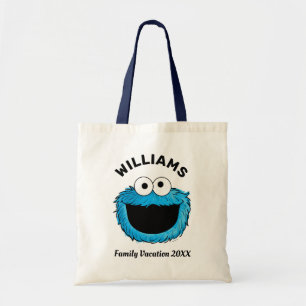Sesame Street   Cookie Monster Family Vacation Tote Bag