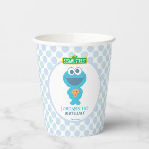 Sesame Street   Cookie Monster First Birthday Paper Cups