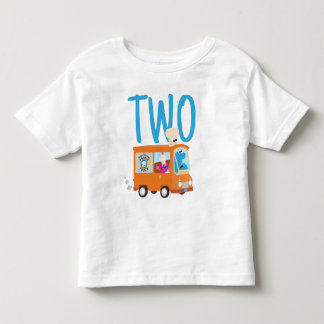 Sesame Street | Cookie Monster Food Truck Birthday Toddler T-shirt