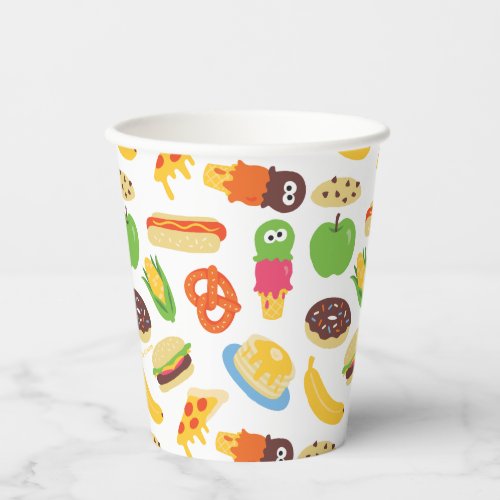 Sesame Street Cookie Monster Foodie Truck Paper Cups