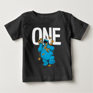 Sesame Street | Cookie Monster I'm One Birthday Baby T-Shirt