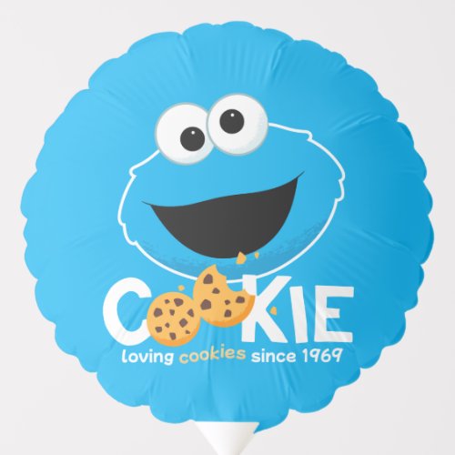 Sesame Street  Cookie Monster Loving Cookies Balloon
