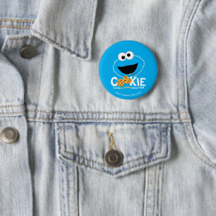 Sesame Street   Cookie Monster Loving Cookies Button