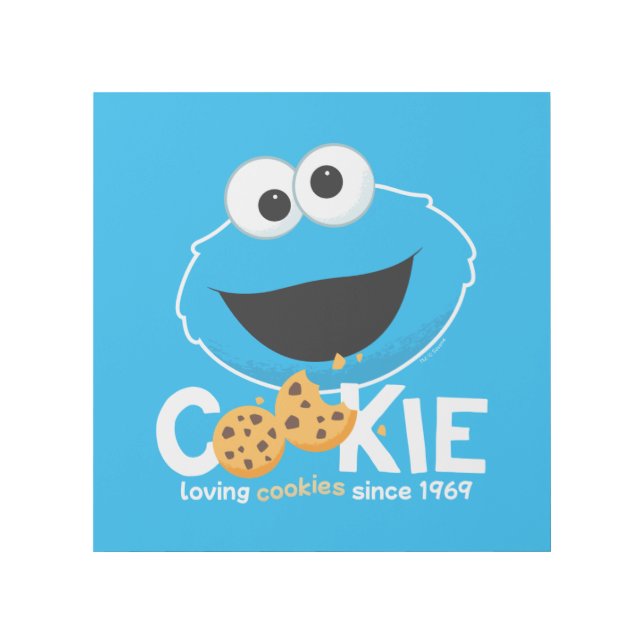 Sesame Street | Cookie Monster Loving Cookies Gallery Wrap (Front)