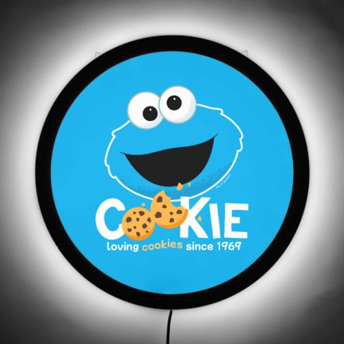 Sesame Street  Cookie Monster Loving Cookies LED Sign