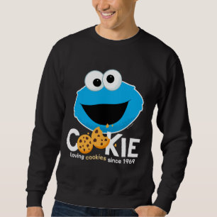 Sesame Street   Cookie Monster Loving Cookies Sweatshirt