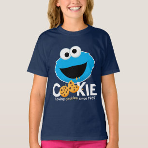 Sesame Street   Cookie Monster Loving Cookies T-Shirt