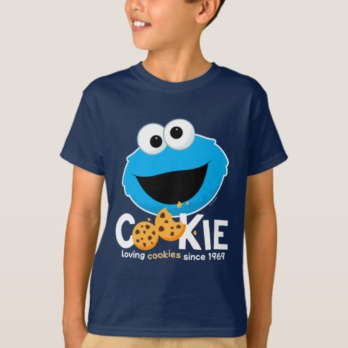 Sesame Street  Cookie Monster Loving Cookies T_Shirt