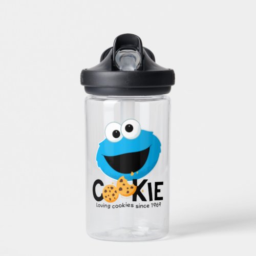 Sesame Street  Cookie Monster Loving Cookies Water Bottle