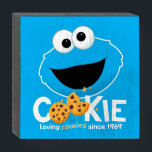Sesame Street | Cookie Monster Loving Cookies Wooden Box Sign<br><div class="desc">Check out this fun Sesame Street design featuring Cookie Monster.     ©  2024 Sesame Workshop. www.sesamestreet.org</div>