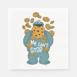 Sesame Street Cookie Monster - Me Can't Stop Paper Napkins