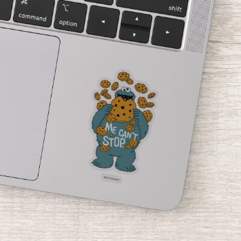 Sesame Street | Cookie Monster - Me Can't Stop Sticker by SesameStreet at Zazzle
