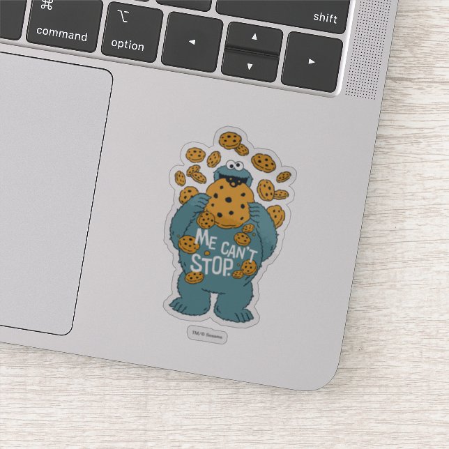 Sesame Street | Cookie Monster - Me Can't Stop Sticker (Detail)