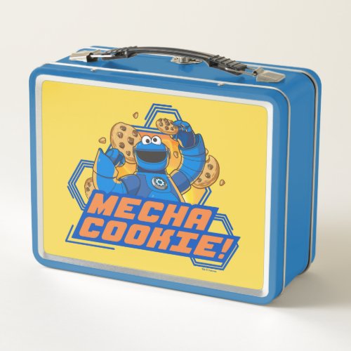 Sesame Street  Cookie Monster Mecha Cookie Metal Lunch Box