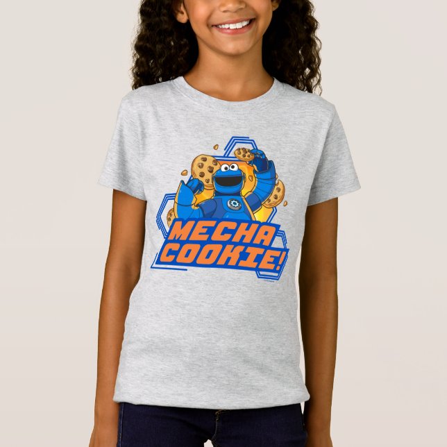 Sesame Street | Cookie Monster Mecha Cookie! T-Shirt (Front)