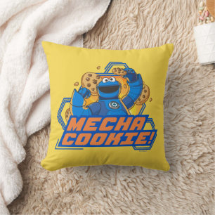 Sesame Street   Cookie Monster Mecha Cookie! Throw Pillow