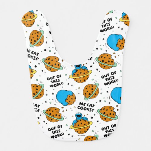 Sesame Street  Cookie Monster Out of This World Baby Bib