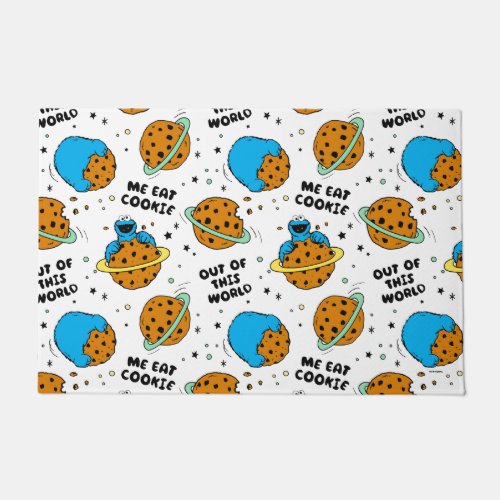 Sesame Street  Cookie Monster Out of This World Doormat