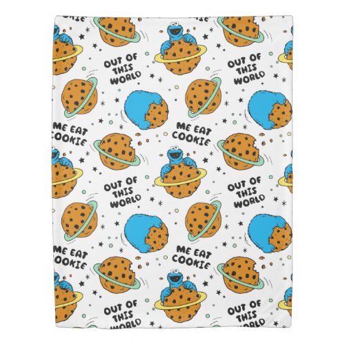 Sesame Street  Cookie Monster Out of This World Duvet Cover