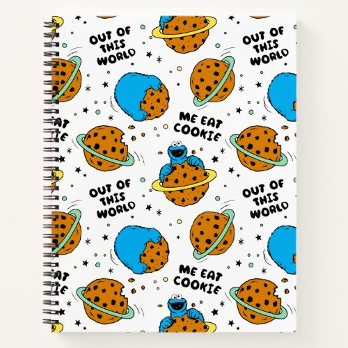 Sesame Street  Cookie Monster Out of This World Notebook