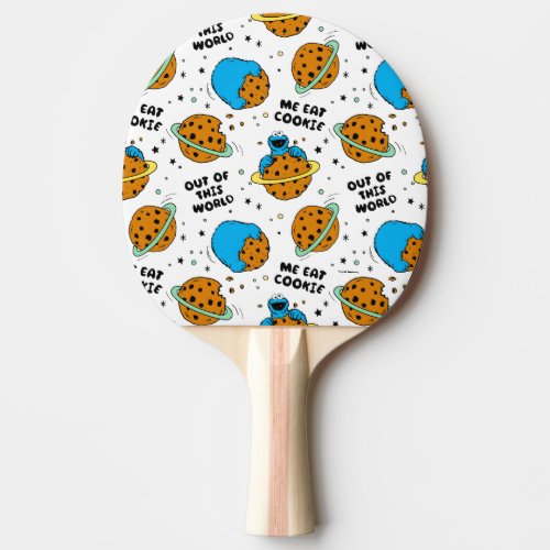 Sesame Street  Cookie Monster Out of This World Ping Pong Paddle