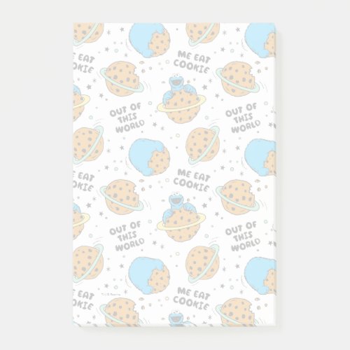 Sesame Street  Cookie Monster Out of This World Post_it Notes