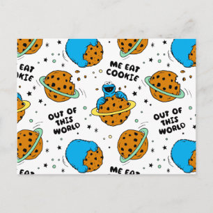 Sesame Street   Cookie Monster Out of This World Postcard