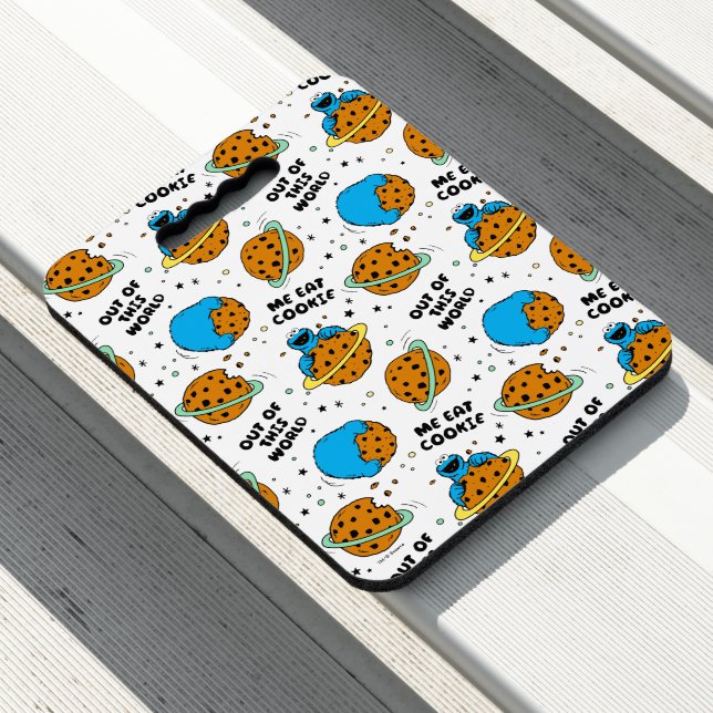 Sesame Street | Cookie Monster Out of This World Seat Cushion (In Situ)