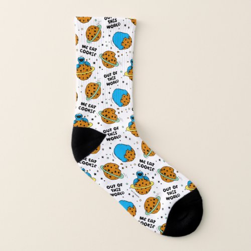 Sesame Street  Cookie Monster Out of This World Socks