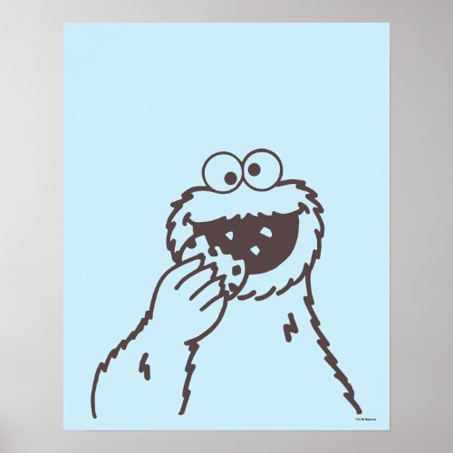 Sesame Street  Cookie Monster Poster