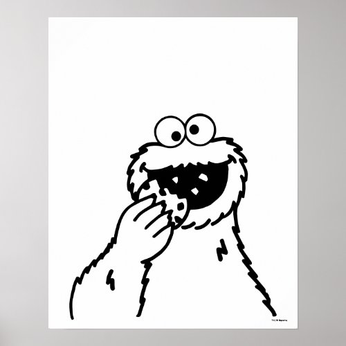 Sesame Street  Cookie Monster Poster