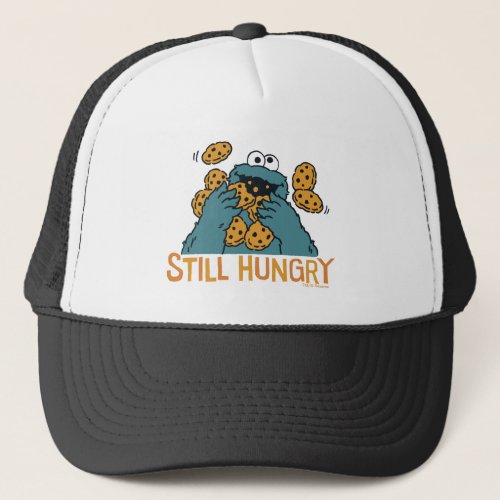 Sesame Street  Cookie Monster _ Still Hungry Trucker Hat