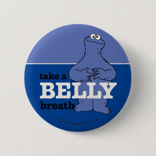 Sesame Street Cookie Monster Take A Breath Button