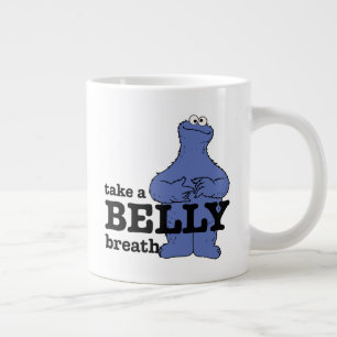 Sesame Street Cookie Monster Take A Breath Giant Coffee Mug