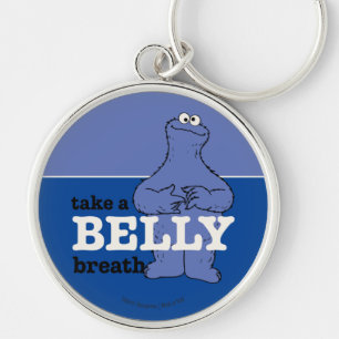 Sesame Street Cookie Monster Take A Breath Keychain